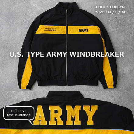 米軍タイプ ARMY ウィンドブレーカー #JJ388YN
