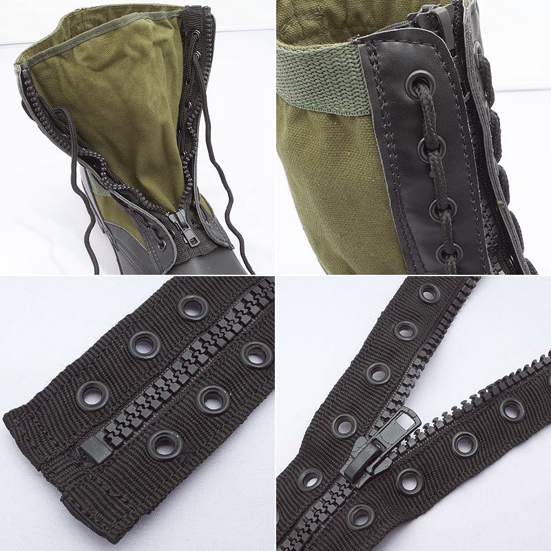 メール便可 WEBプライス ブーツジッパー新品 ミリタリーブーツ備品