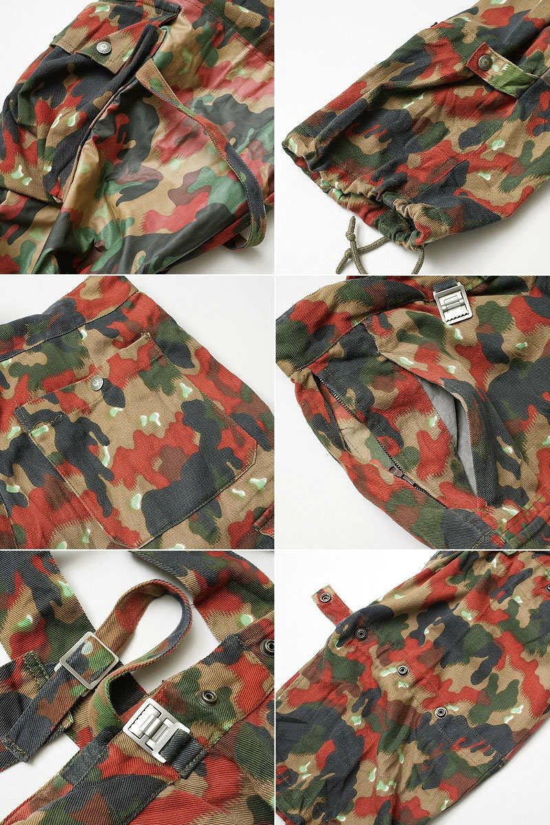 スイス軍 M70 カモフラージュパンツ USED PP040UN カーゴパンツ