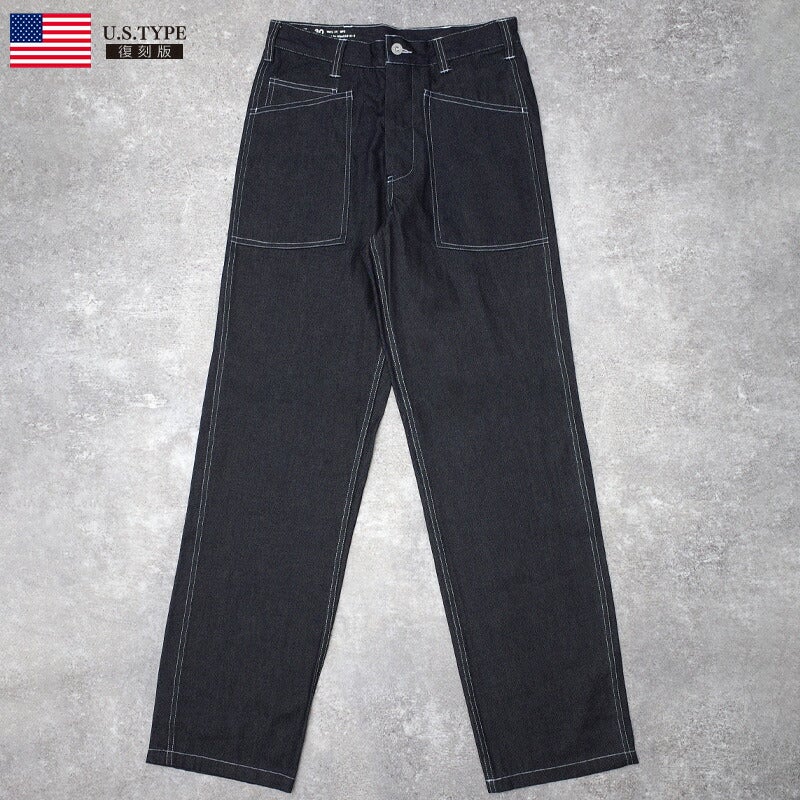 米軍タイプ ARMY WW2タイプ デニムワーカーパンツ 新品 PP127YN メンズ