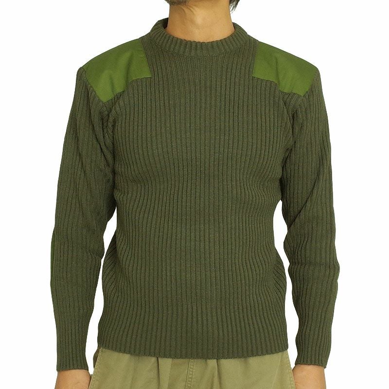 米軍タイプ コマンドセーター 太リブ アクリル 新品 #JW038YN メンズ