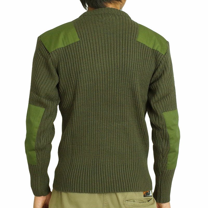 米軍タイプ コマンドセーター 太リブ アクリル 新品 #JW038YN メンズ