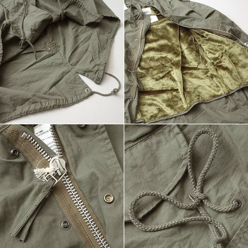15%OFF！□HOUSTON ヒューストン #5409M M-51 パーカー ライナー付 OD