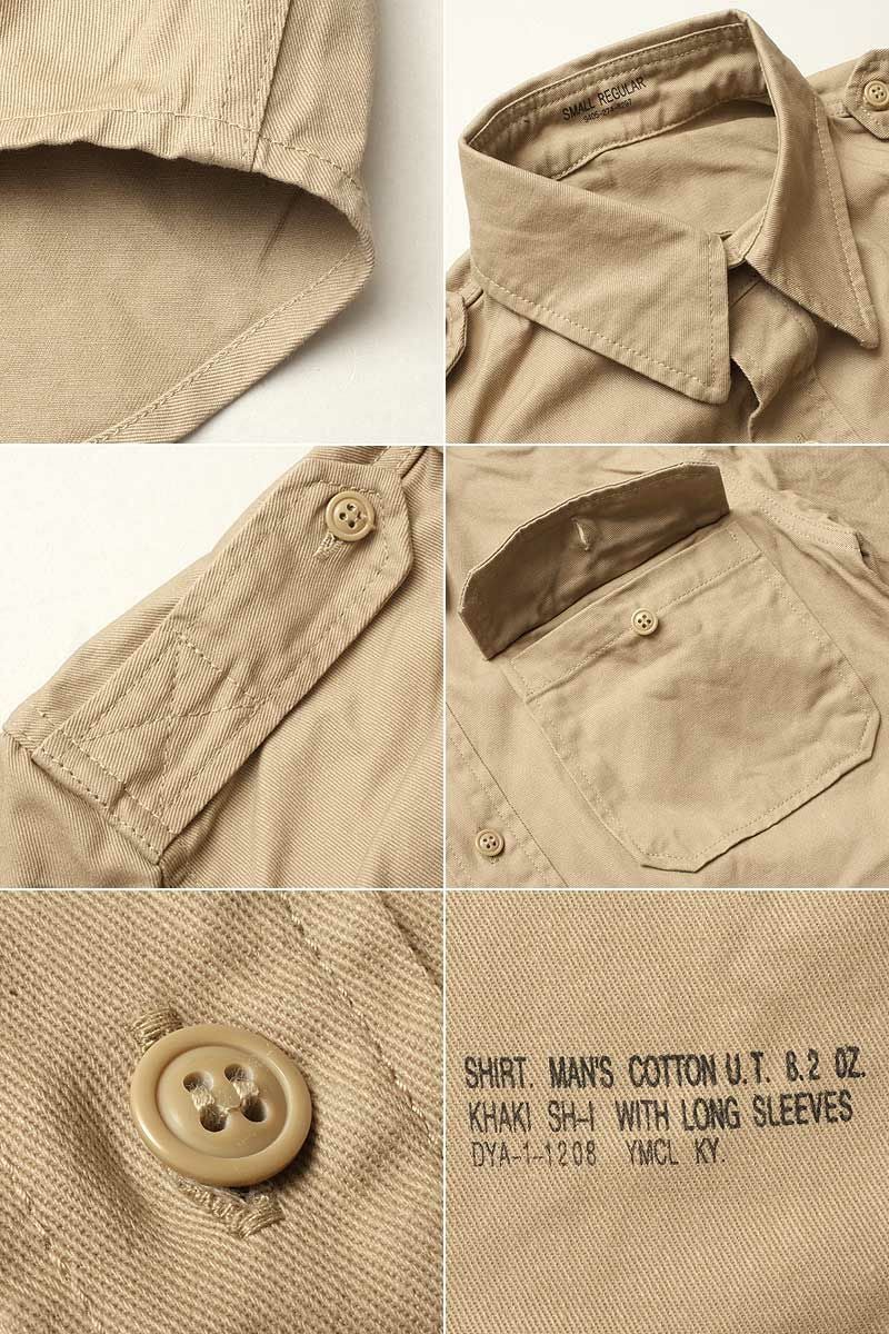 米軍タイプ コットンチノシャツ 半袖 ミリタリーシャツ 新品 メンズ