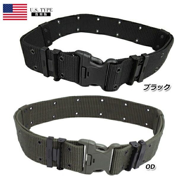 米軍タイプ GI US UTX バックルピストルベルト SB043NNブラック OD