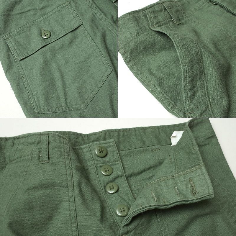 米軍タイプ ファティーグパンツ タイトモデル 新品 #PP107YNベイカー