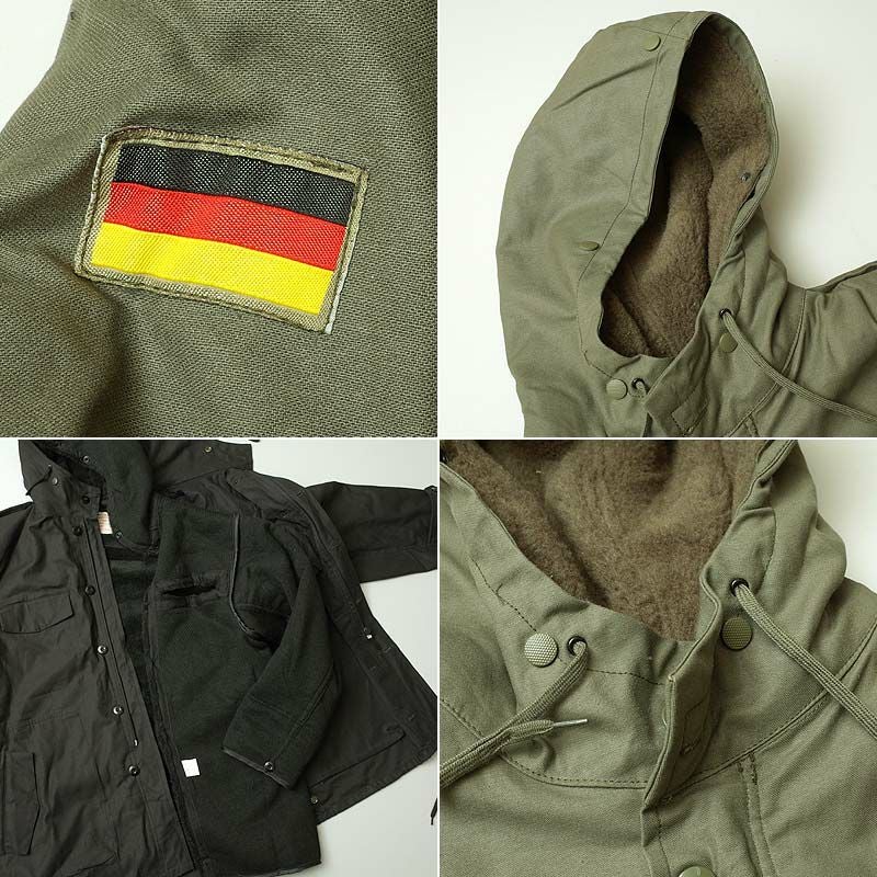 35%OFF！□ドイツ軍タイプ ライナー付き フィールドパーカー 新品 OD