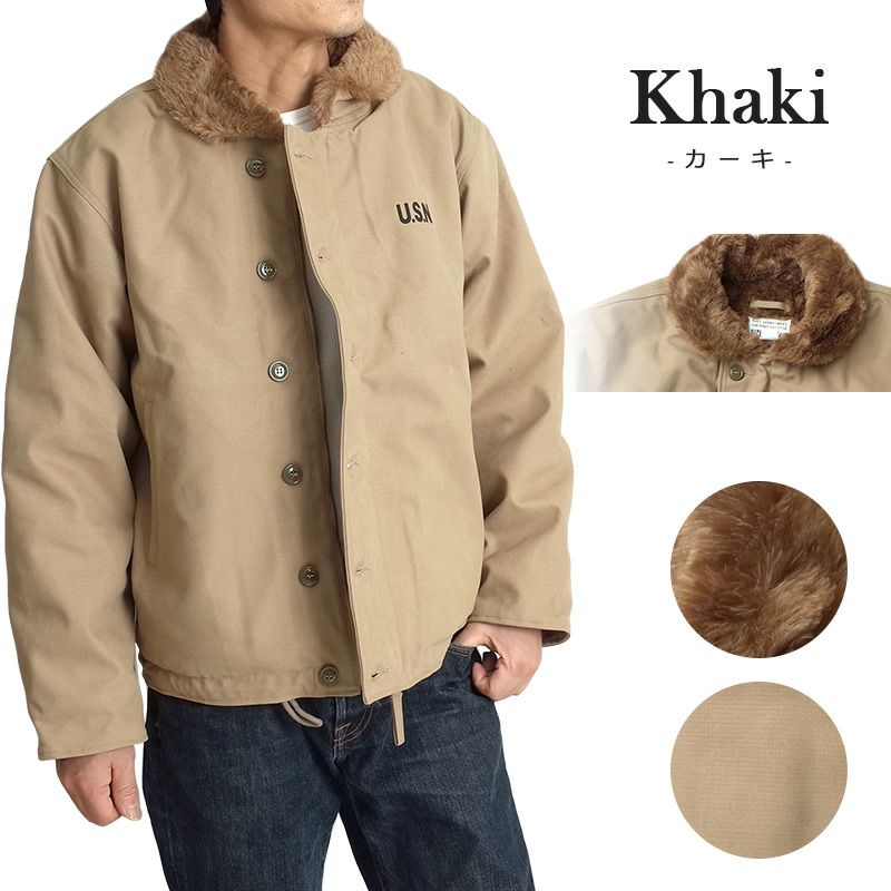 米軍タイプ N-1デッキジャケット 新品 JJ105YN SEABEESシービーズ