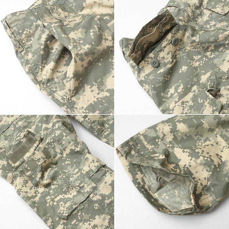 US ARMY 迷彩カモカーゴパンツ 米軍 ミリタリー 軍パン 軍物 米軍タイプ ACUパンツ コンバットパンツ #PB020YN カーゴパンツ BDU