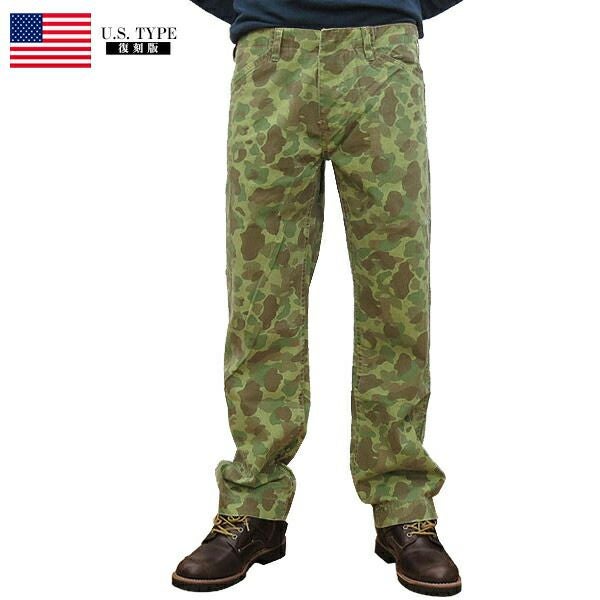 50%OFF！□米軍タイプ USMC P1941 ダックハンターカモパンツ カーゴ