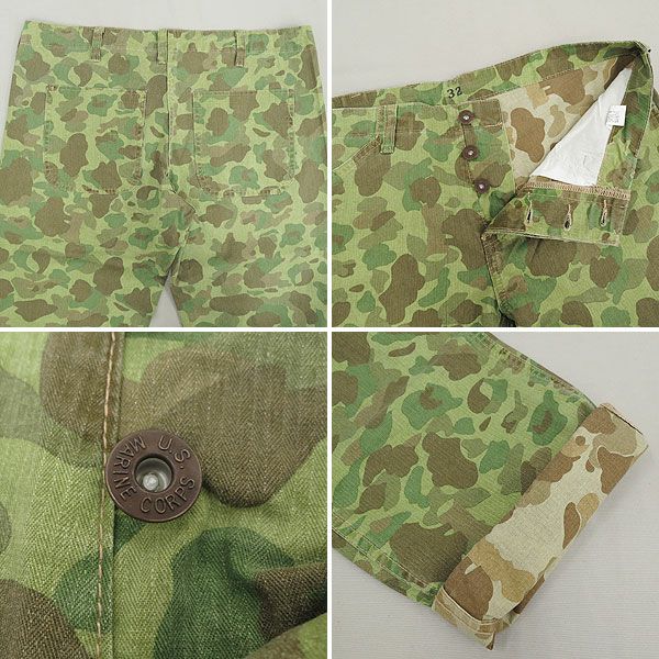 50%OFF！□米軍タイプ USMC P1941 ダックハンターカモパンツ カーゴ