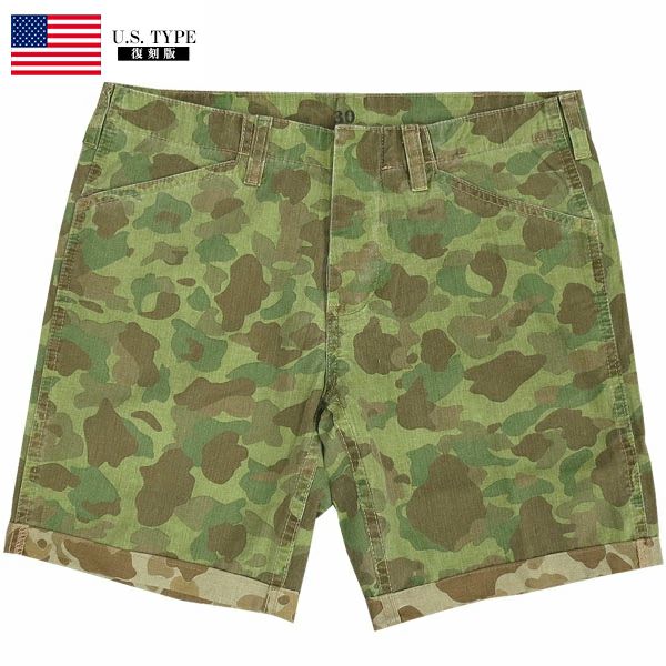 米軍タイプ USMC P1941 ダックハンターカモ ショートパンツ #PS094YN