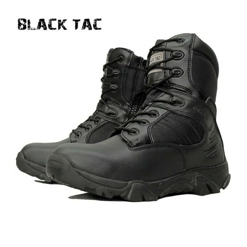 ハイカットミリタリーブーツ ブラック BLACK TAC コンバットブーツシリーズ | ミリタリーショップ シービーズ