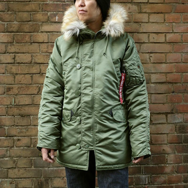 ALPHA社 アルファ #20094 N-3B フライトジャケット タイト メンズ