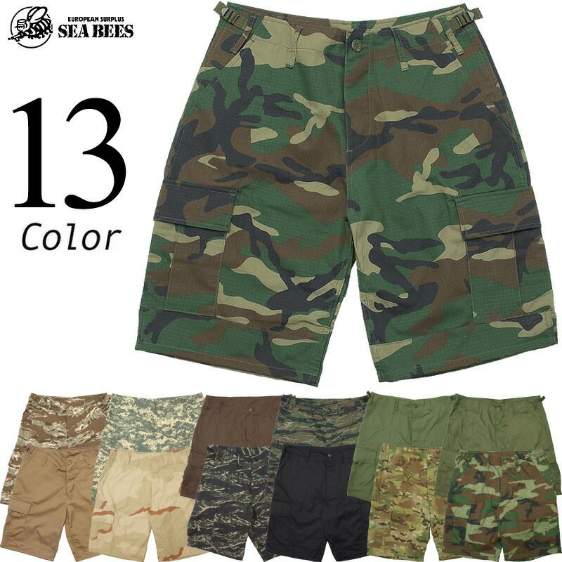 米軍タイプ BDUショートパンツ SEABEESシービーズ オリジナル復刻