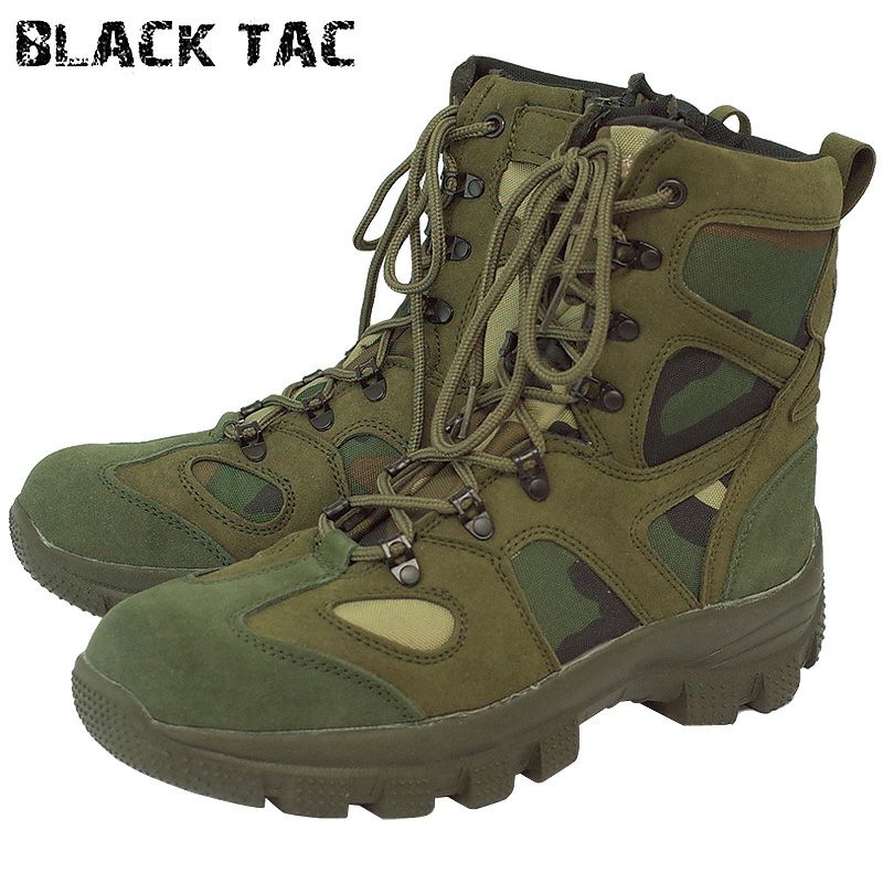 BLACK TAC 70-1586 CONQUEROR TYPEコンバットブーツ 【ウッドランド