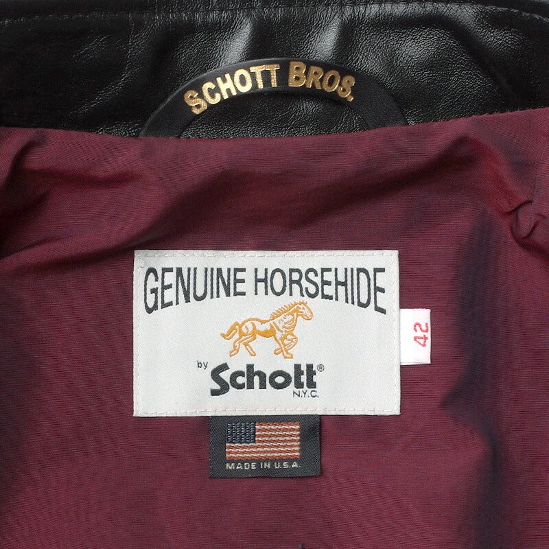 Schott ショット #7823950088[7825950026](7417) 641XXH ホースハイド