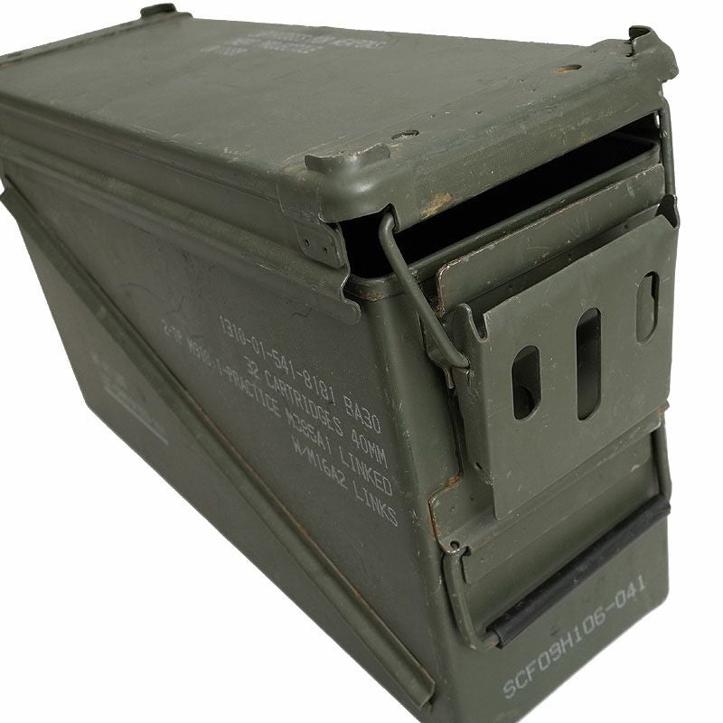 【お得】米軍・UN調達品 アンモボックス 40MMグレネード弾用　2個!! 米軍 アンモボックス 40MM USED BX145UN | ミリタリーショップ シービーズ