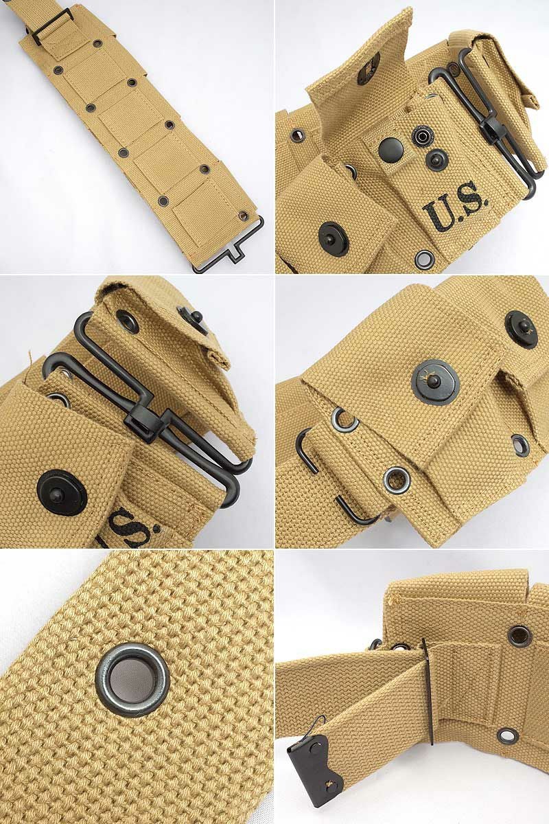 米軍タイプ WW2イクイップメントシリーズ M1923カートリッジベルト 8