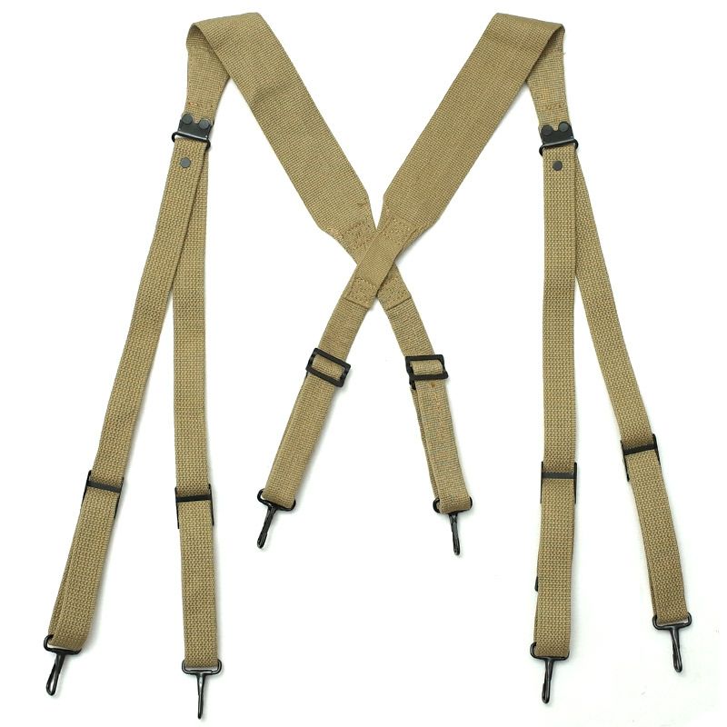 米軍タイプ WW2イクイップメントシリーズ X型サスペンダー SS020YN