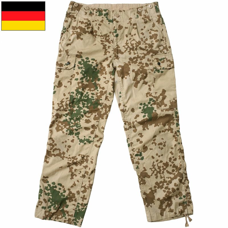 ドイツ軍 トロペンターンカモ コンバットパンツ USED PP214UN カーゴ