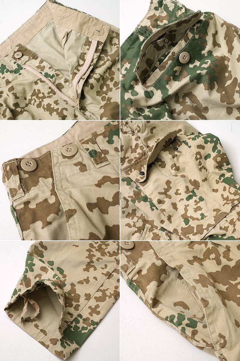ドイツ軍 トロペンターンカモ コンバットパンツ USED PP214UN カーゴ