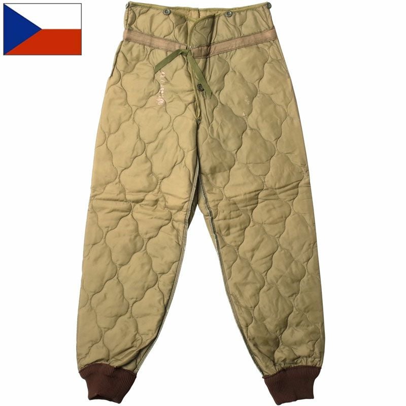 【極美品】旧日本陸軍　軍パンインナー？　昭和20年製 チェコ軍 M-85 ライナーパンツ デッドストック PP218NN M85 防寒