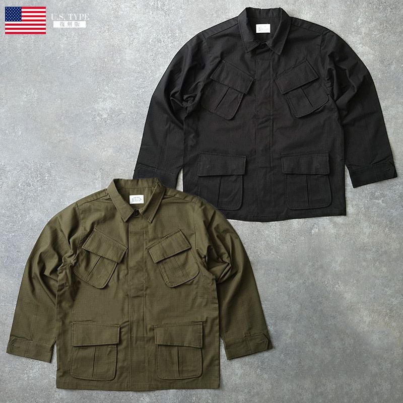 米軍タイプ ジャングルファティーグジャケット 4th モデル 長袖