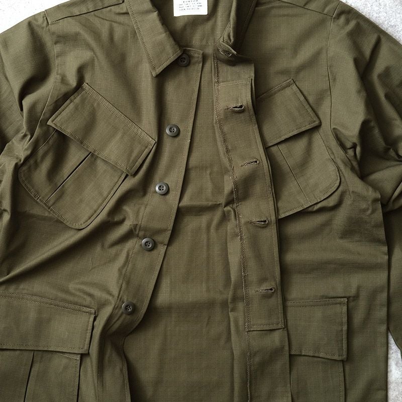米軍タイプ ジャングルファティーグジャケット 4th モデル 長袖