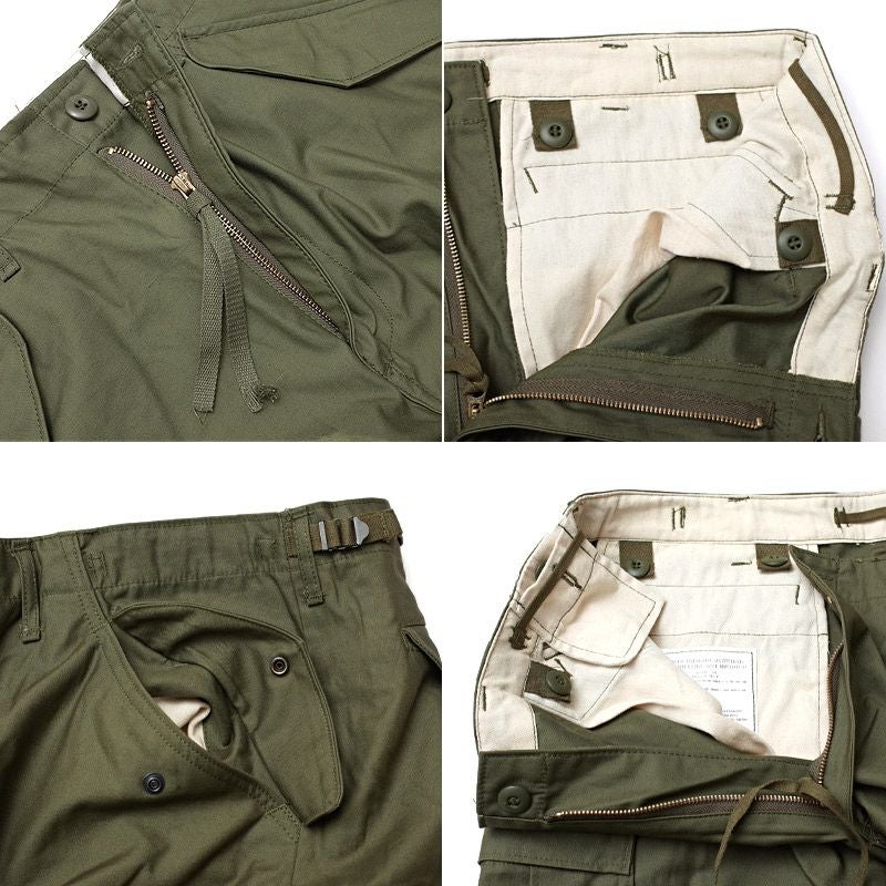 米軍タイプ M-65フィールドパンツ ノンウォッシュ #PP062YN SEABEES