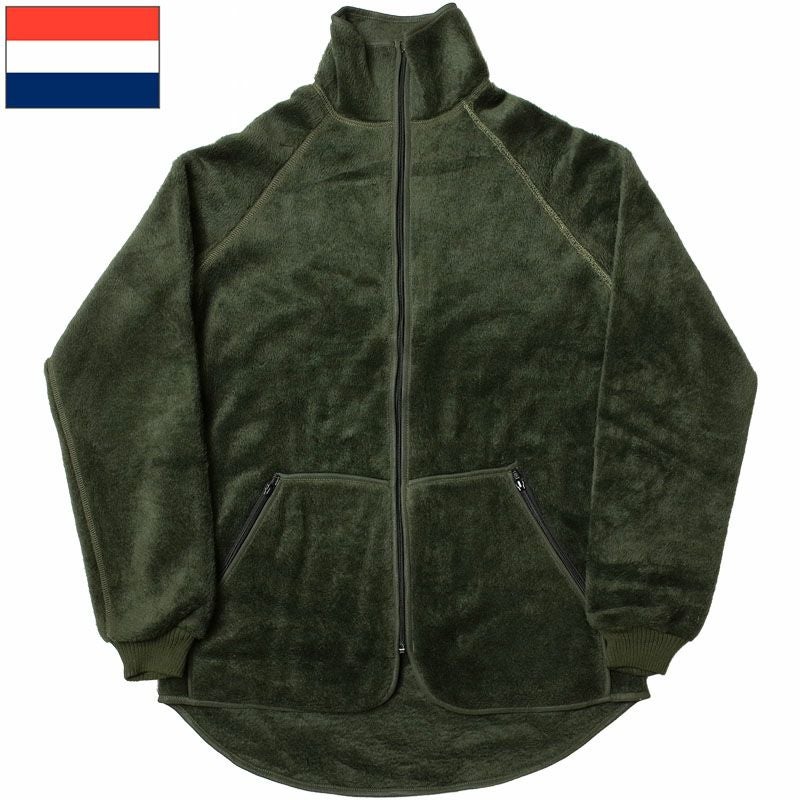 オランダ軍 フリースジャケット グリーン USED JJ226UN | ミリタリー
