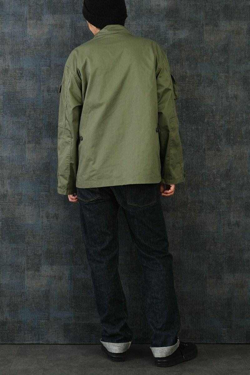 米軍タイプ BDUジャケット オリーブ #JB001YN OD メンズ コンバット