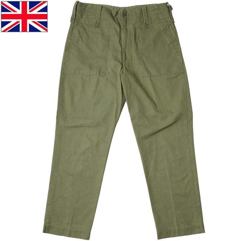 イギリス軍 フィールドパンツ オリーブ 3ポケット USED PP239UN