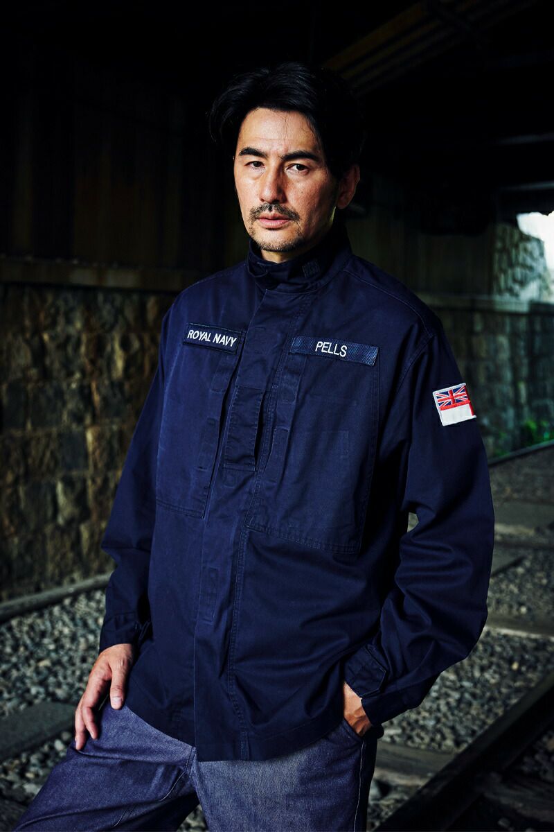 イギリス軍 Royal Navy コンバットジャケット ネイビー USED JS144UN