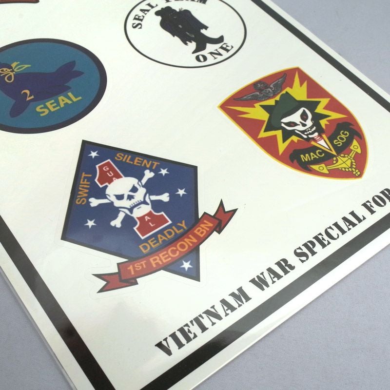 メール便可 米軍タイプ ミリタリーステッカー 『VIETNAM WAR SPECIAL 
