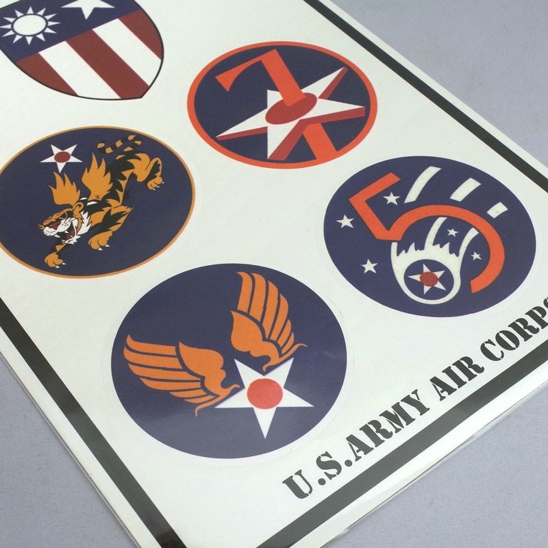 メール便可 米軍タイプ ミリタリーステッカー 『U.S.ARMY AIR CORPS 