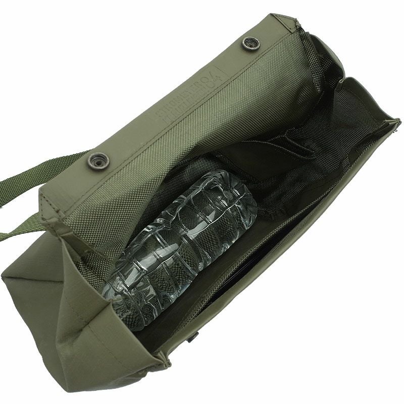 スイス軍 PVC ガスマスク ショルダーバッグ オリーブ デッドストック