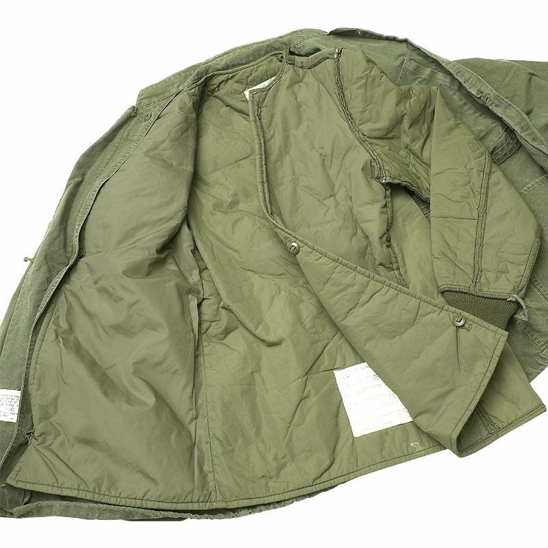 カナダ軍/ミリタリージャケット/ コンバットジャケット カナダ軍 MK2 コンバットジャケット ライナー付き オリーブ USED