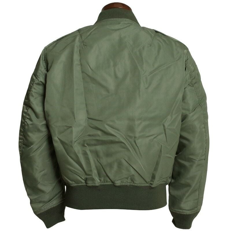 ヒューストン L2-B MA-1 フライトジャケット 米軍 カーキ Lサイズ HOUSTON #5L-2BX L-2B フライトジャケット L2B ブルゾン メンズ ライト