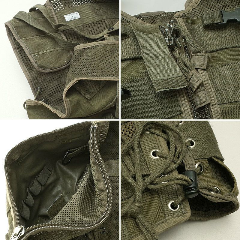 オーストリア軍 タクティカルベスト オリーブ USED JV034UN