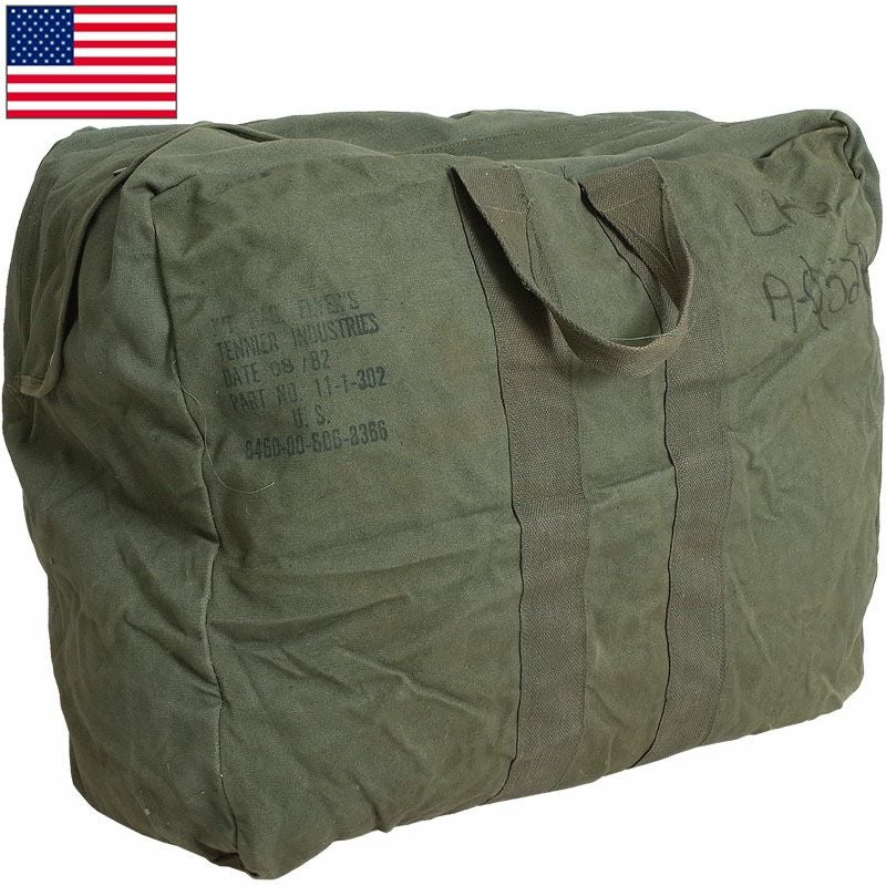 米軍 USAF フライヤーズキットバッグ コットン USED BH068UN アメリカ