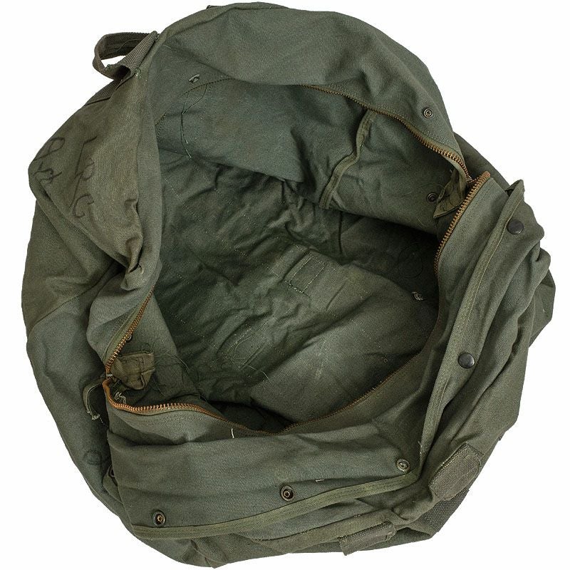 米軍 USAF フライヤーズキットバッグ コットン USED BH068UN アメリカ
