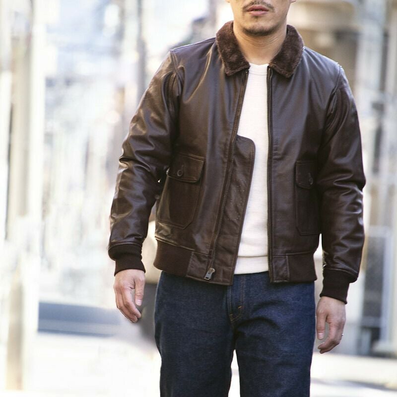 米軍タイプ G-1フライトジャケット JJ277YN メンズ GI G1フライト