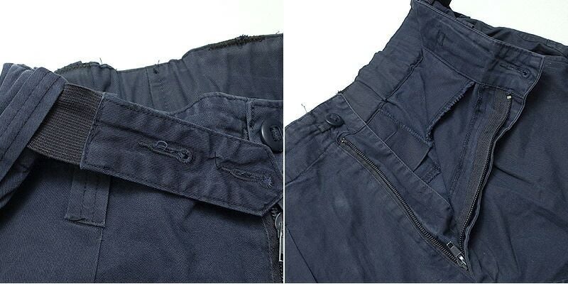 イギリス軍 ROYAL NAVY コンバット カーゴパンツ ネイビー 後期型 USED