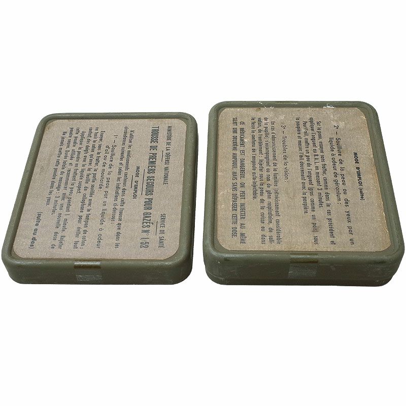 【当時軍物】‼️フランス軍　貴重品‼️メディカル　ツールボックス‼️ミリタリー‼️戦争物　配達ok‼️ 実物放出品 FRENCH MEDICAL CASE/USED<br>【フレンチメディカルケース