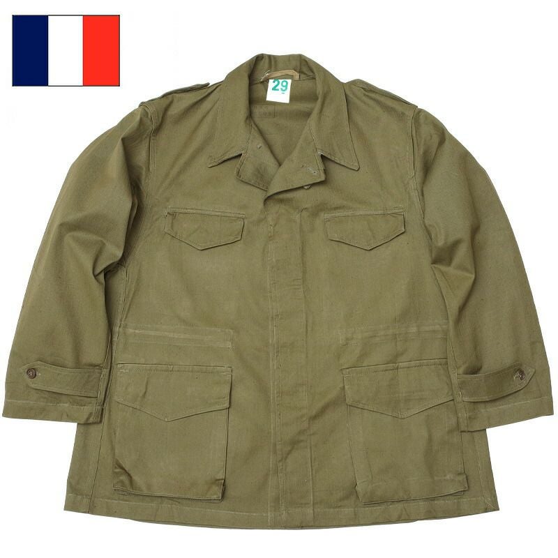 フランス軍 M-47 フィールドジャケット HBT 後期型 デッドストック M47