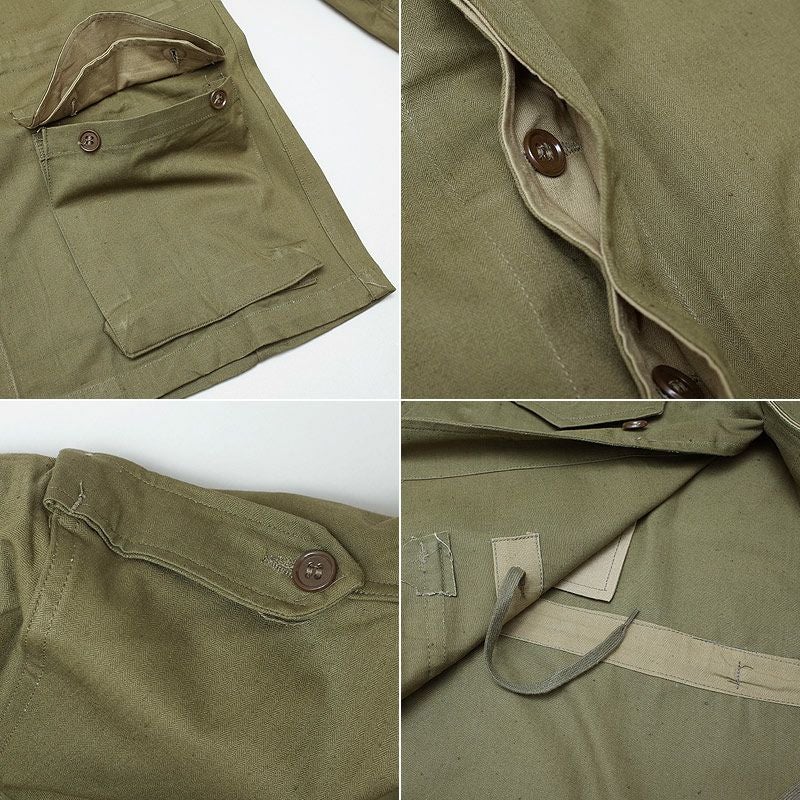 フランス軍 M-47 フィールドジャケット HBT 後期型 デッドストック M47