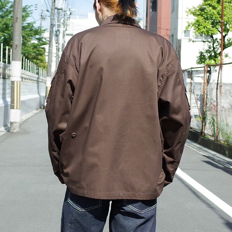 米軍タイプ BDUジャケット ブラウン JB029YN メンズ コンバット