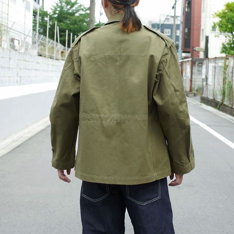 フランス軍 M-47 フィールドジャケット ツイル生地 オリーブ 前期型 