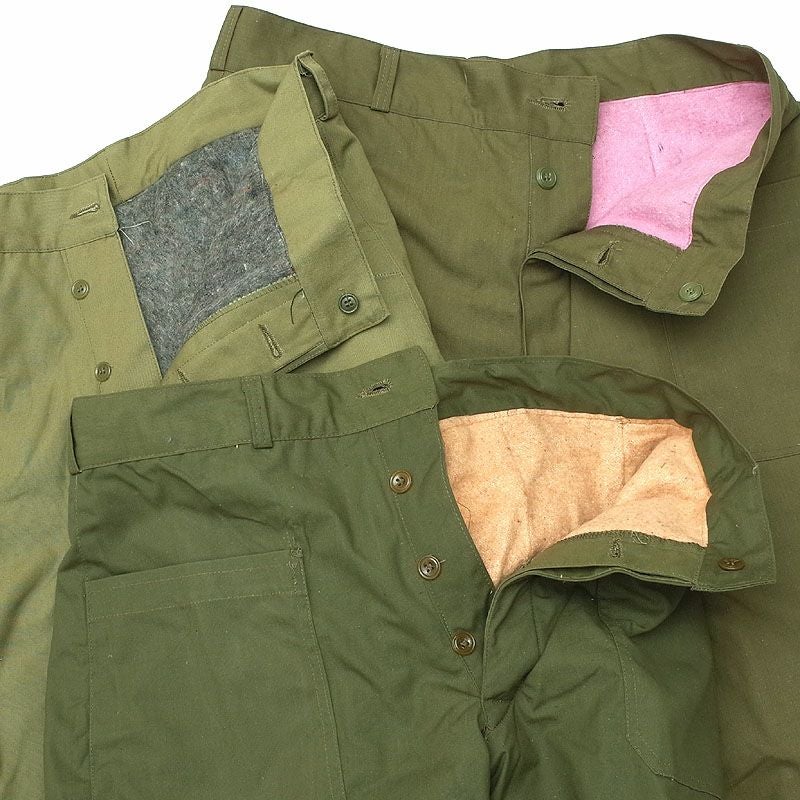 40%OFF！□ルーマニア軍 ライディングパンツ ウィンター 裏起毛 デッド